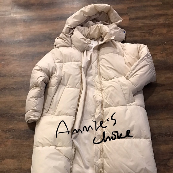 ZARA Women's Water Repellent Puffer Coat(Ecru, US M, L /EUR M, L) - Picture 14 of 15